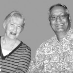 Farouk Muhammed with his wife Diana